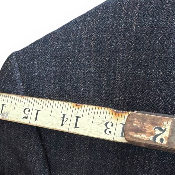 1960s Maxwell’s Double Breasted Mod Gray Wool Jacket 38S Hong Kong Hand Tailored - Picture 16 of 16